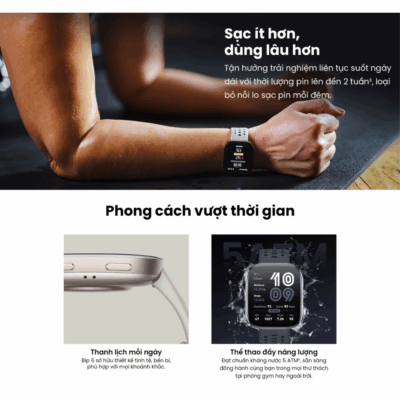Đồng Hồ Thông Minh Amazfit Bip6 - Trợ Thủ Toàn Diện Cho Sức Khỏe và Phong Cách - Khám phá thế giới công nghệ đeo tay với <strong>Đồng hồ Amazfit Bip6</strong>, người bạn đồng hành lý tưởng cho cuộc sống năng động của bạn. Với màn hình sắc nét, thời lượng pin siêu dài và thiết kế thời trang, <strong>Amazfit Bip6</strong> không chỉ hiển thị giờ mà còn theo dõi toàn diện sức khỏe của bạn từ nhịp tim, giấc ngủ đến mức độ căng thẳng. Tích hợp định vị GPS, hơn 100 chế độ thể thao và khả năng nhận thông báo thông minh, <strong>Đồng hồ Amazfit Bip6</strong> giúp bạn luôn kết nối và kiểm soát mọi hoạt động, nâng cao chất lượng cuộc sống và phong cách cá nhân một cách hiệu quả.