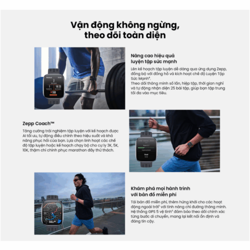 Đồng Hồ Thông Minh Amazfit Bip6 - Trợ Thủ Toàn Diện Cho Sức Khỏe và Phong Cách - Hình ảnh 6