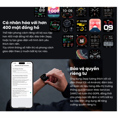 Đồng Hồ Thông Minh Amazfit Bip6 - Trợ Thủ Toàn Diện Cho Sức Khỏe và Phong Cách - Hình ảnh 7