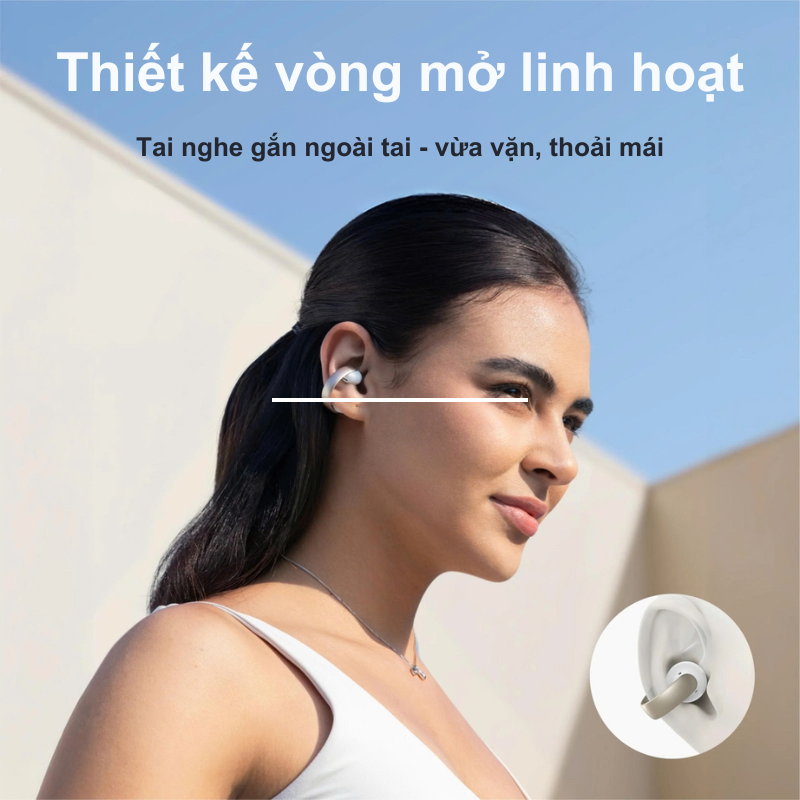 Tai Nghe Bluetooth Soundcore AeroClip Anker A3388 – Trải Nghiệm Âm Thanh Đỉnh Cao Cùng Thiết Kế Kẹp Độc Đáo Tai Nghe Bluetooth Soundcore AeroClip Anker A3388 – Trải Nghiệm Âm Thanh Đỉnh Cao Cùng Thiết Kế Kẹp Độc Đáo - Hình ảnh 5