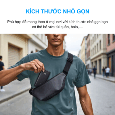 Pin sạc dự phòng Anker Zolo Power Bank 20000mAh - A110E: Nguồn Năng Lượng Cho Mọi Chuyến Đi - Mang theo nguồn năng lượng vô tận với <strong>Pin sạc dự phòng Anker Zolo Power Bank 20000mAh - A110E</strong>. Với dung lượng lớn 20000mAh, pin dự phòng này đảm bảo các thiết bị của bạn luôn được sạc đầy nhiều lần, lý tưởng cho những chuyến đi dài, công tác hay khi không có ổ cắm. Tích hợp công nghệ sạc nhanh và an toàn của Anker, <strong>Anker Zolo Power Bank A110E</strong> tương thích rộng rãi với hầu hết điện thoại, máy tính bảng. Thiết kế bền bỉ, dễ mang theo biến <strong>Pin sạc dự phòng Anker Zolo Power Bank 20000mAh - A110E</strong> thành người bạn đồng hành không thể thiếu, giúp bạn luôn kết nối mọi lúc mọi nơi.