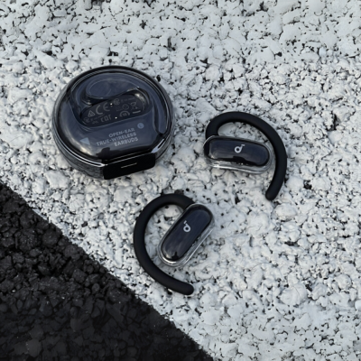 Tai nghe thể thao Anker Soundcore V40i - A3878, thiết kế trong suốt, chống nước IP55, trải nghiệm dễ chịu ấn tượng Tai Nghe Thể Thao Anker Soundcore V40i - A3878 | Thiết Kế Open-Ear | Chống Nước IP55 | Âm Bass Mạnh Mẽ