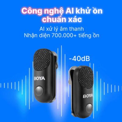 Mic Không Dây BOYA MAGIC - Micro Thu Âm Chuyên Nghiệp Cho Mọi Thiết Bị - Ghi âm thanh chất lượng phòng thu mọi lúc mọi nơi với <strong>Mic không dây BOYA MAGIC</strong> – giải pháp micro cài áo nhỏ gọn, tiện lợi cho điện thoại, máy tính và máy ảnh. Với công nghệ không dây 2.4GHz tiên tiến, BOYA MAGIC mang đến âm thanh rõ ràng, sắc nét, loại bỏ tạp âm hiệu quả, lý tưởng cho vlogger, streamer, phỏng vấn và sáng tạo nội dung. Dễ dàng sử dụng, kết nối tức thì, <strong>BOYA MAGIC</strong> là lựa chọn hoàn hảo để nâng tầm chất lượng âm thanh cho các dự án của bạn.
