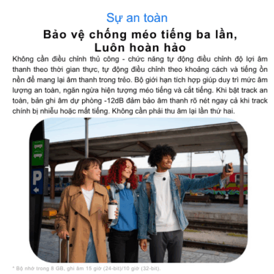 Mic Không Dây BOYALINK 3-01 Micro Cài Áo Đa Năng - Nâng tầm chất lượng âm thanh của bạn với <strong>Mic không dây BOYALINK 3-01</strong> – bộ micro không dây 3 kênh chuyên nghiệp, lý tưởng cho mọi nhà sáng tạo nội dung, vlogger, podcaster và nhà báo di động. Với khả năng tương thích rộng rãi trên nhiều thiết bị, từ camera, điện thoại thông minh đến máy tính, <strong>BOYALINK 3-01</strong> mang đến sự tiện lợi tối đa cùng chất lượng âm thanh rõ ràng, không nhiễu. Thiết kế nhỏ gọn, dễ sử dụng, cùng pin bền bỉ, <strong>Mic không dây BOYALINK 3-01</strong> là giải pháp hoàn hảo cho các buổi ghi hình ngoài trời, phỏng vấn hay livestream, đảm bảo mọi khoảnh khắc đều được thu lại trọn vẹn và chuyên nghiệp.