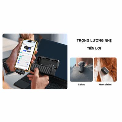 Mic không dây BOYAMIC 2-01 Hệ Thống Micro Kép Đa Năng Mic không dây BOYAMIC 2-01 Hệ Thống Micro Kép Đa Năng - Nâng cấp chất lượng âm thanh của bạn với <strong>Mic không dây BOYAMIC 2-01</strong> – một hệ thống micro không dây kênh đôi chuyên nghiệp, lý tưởng cho vlogger, podcaster, nhà làm phim và các buổi phỏng vấn. Với khả năng tương thích rộng rãi với camera, điện thoại thông minh và máy tính, <strong>BOYAMIC 2-01</strong> mang đến sự tiện lợi tối đa cùng âm thanh rõ ràng, không nhiễu. Thiết kế nhỏ gọn, dễ sử dụng, cùng thời lượng pin bền bỉ, <strong>Mic không dây BOYAMIC 2-01</strong> là giải pháp hoàn hảo cho các buổi ghi hình ngoài trời, livestream hoặc tạo podcast, đảm bảo mọi giọng nói đều được thu lại một cách sắc nét và chuyên nghiệp.