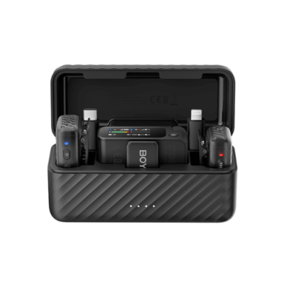 Mic không dây BOYAMIC 2-01 Hệ Thống Micro Kép Đa Năng