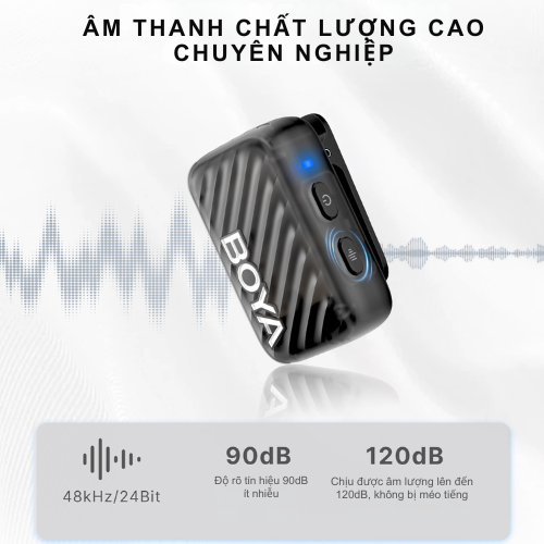 Mic không dây BOYAMIC 2-01 Hệ Thống Micro Kép Đa Năng Mic không dây BOYAMIC 2-01 Hệ Thống Micro Kép Đa Năng - Hình ảnh 5