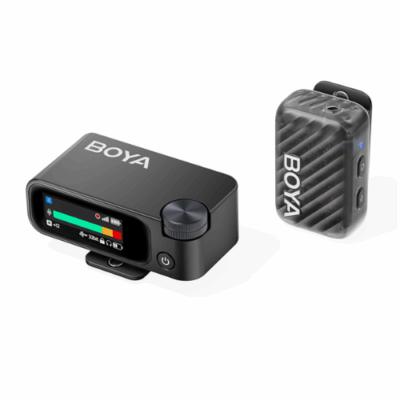 Mic không dây BOYAMIC 2-03 Hệ Thống Micro Kép Chuyên Nghiệp Tối Ưu Cho Ghi Âm Đa Năng