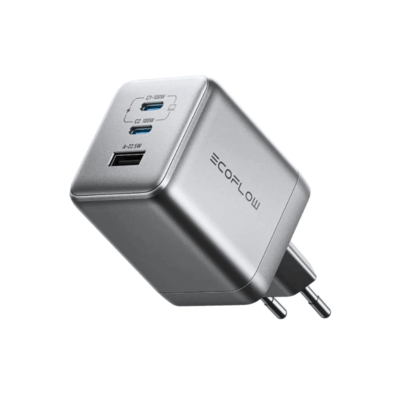 Bộ sạc EcoFlow RAPID Pro 100W GaN – Sạc nhanh 3 cổng đa năng cho mọi thiết bị