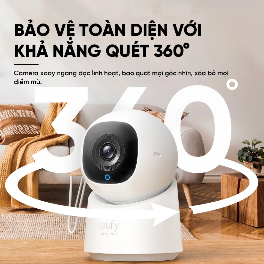 Camera trong nhà Eufy Indoor C210 Camera trong nha Eufy C220 10