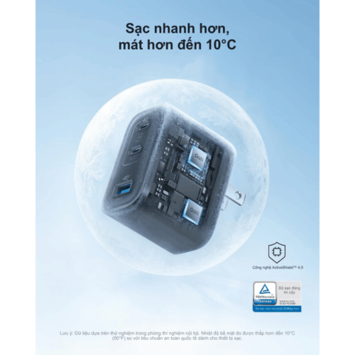 Củ Sạc Nhanh Anker Nano 70W PD A121A - Hình ảnh 4