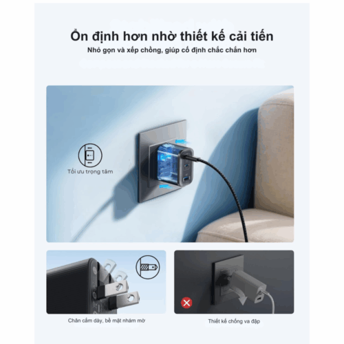 Củ Sạc Nhanh Anker Nano 70W PD A121A - Hình ảnh 6