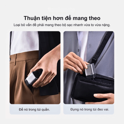 Bộ Sạc Cuktech 10 mini 120W AD1203P Siêu Nhanh, Đa Năng Cho Mọi Thiết Bị - Bộ sạc Cuktech 10 mini 120W AD1203P là giải pháp sạc nhanh tối ưu, gói gọn sức mạnh 120W trong một thiết kế nhỏ gọn, tiện lợi. Với khả năng tương thích rộng rãi, bộ sạc này dễ dàng cấp nguồn cho laptop, điện thoại, máy tính bảng và nhiều thiết bị khác. Công nghệ sạc tiên tiến đảm bảo tốc độ vượt trội mà vẫn an toàn tuyệt đối. Đừng bỏ lỡ cơ hội sở hữu Cuktech 10 mini 120W AD1203P để trải nghiệm sự tiện lợi và hiệu quả sạc đỉnh cao, mọi lúc mọi nơi. Đây là lựa chọn lý tưởng cho những ai tìm kiếm sự nhỏ gọn và mạnh mẽ.