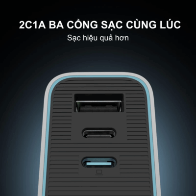 Củ Sạc Nhanh Cuktech AD653C 65W GaN: Sạc Siêu Tốc Cho Mọi Thiết Bị Của Bạn Củ Sạc Nhanh Cuktech AD653C 65W GaN: Sạc Siêu Tốc Cho Mọi Thiết Bị Của Bạn - <strong>Cuktech AD653C</strong> là củ sạc nhanh 65W trang bị công nghệ GaN tiên tiến, mang đến khả năng sạc siêu tốc và hiệu quả cho laptop, điện thoại thông minh, máy tính bảng và nhiều thiết bị khác. Với thiết kế nhỏ gọn, bền bỉ và nhiều tính năng bảo vệ, <strong>Cuktech AD653C</strong> là giải pháp sạc lý tưởng cho mọi nhu cầu. Tận hưởng tốc độ sạc vượt trội và an toàn tuyệt đối, giúp bạn tiết kiệm thời gian và luôn sẵn sàng cho mọi công việc. Đừng bỏ lỡ trải nghiệm sạc nhanh đỉnh cao với <strong>Cuktech AD653C</strong>!