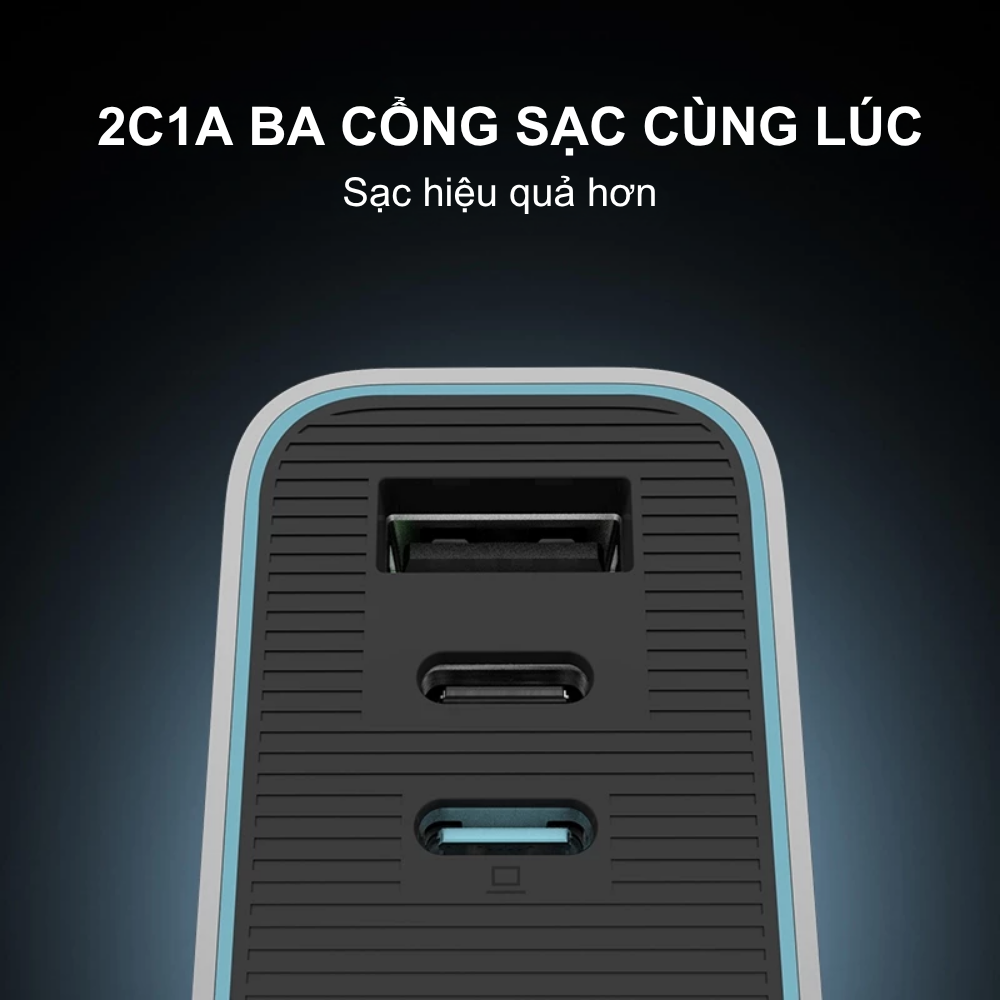 Củ Sạc Nhanh Cuktech AD653C 65W GaN: Sạc Siêu Tốc Cho Mọi Thiết Bị Của Bạn Củ Sạc Nhanh Cuktech AD653C 65W GaN: Sạc Siêu Tốc Cho Mọi Thiết Bị Của Bạn - Hình ảnh 13