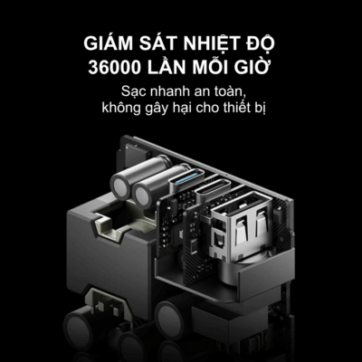 Củ Sạc Nhanh Cuktech AD653C 65W GaN: Sạc Siêu Tốc Cho Mọi Thiết Bị Của Bạn Củ Sạc Nhanh Cuktech AD653C 65W GaN: Sạc Siêu Tốc Cho Mọi Thiết Bị Của Bạn - <strong>Cuktech AD653C</strong> là củ sạc nhanh 65W trang bị công nghệ GaN tiên tiến, mang đến khả năng sạc siêu tốc và hiệu quả cho laptop, điện thoại thông minh, máy tính bảng và nhiều thiết bị khác. Với thiết kế nhỏ gọn, bền bỉ và nhiều tính năng bảo vệ, <strong>Cuktech AD653C</strong> là giải pháp sạc lý tưởng cho mọi nhu cầu. Tận hưởng tốc độ sạc vượt trội và an toàn tuyệt đối, giúp bạn tiết kiệm thời gian và luôn sẵn sàng cho mọi công việc. Đừng bỏ lỡ trải nghiệm sạc nhanh đỉnh cao với <strong>Cuktech AD653C</strong>!