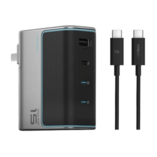 Bộ Sạc Cuktech GaN Charger 4 Ports 140W (AD1404U) Sạc Đa Năng, Siêu Mạnh Cho Mọi Thiết Bị