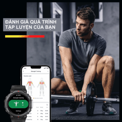 Đồng Hồ Thông Minh Amazfit T-Rex 2: Chống Nước 10 ATM, Pin 24 Ngày & GPS Băng Tần Kép Chuyên Nghiệp Đồng Hồ Thông Minh Amazfit T-Rex 2 Chống Nước 10 ATM, Pin 24 Ngày & GPS Băng Tần Kép Chuyên Nghiệp