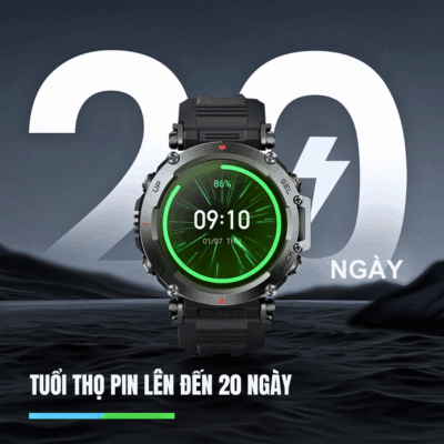 Đồng Hồ Thông Minh Amazfit T-Rex Ultra: Vỏ Thép Không Gỉ, Lặn Biển 30M, GPS Băng Tần Kép & Màn Hình AMOLED Siêu Sáng Đồng Hồ Thông Minh Amazfit T-Rex Ultra: Vỏ Thép Không Gỉ, Lặn Biển 30M, GPS Băng Tần Kép & Màn Hình AMOLED Siêu Sáng