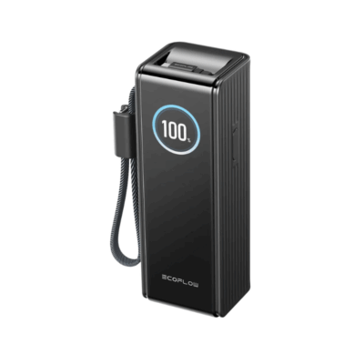 EcoFlow RAPID (170W, Cáp Built-In 100W) - Trạm Sạc Di Động Nhỏ Gọn, Sạc Nhanh, Tiện Lợi Tối Đa