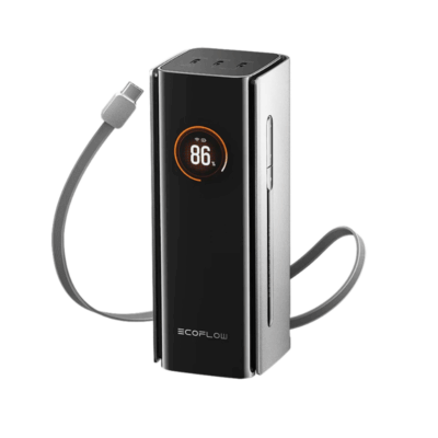 EcoFlow RAPID Pro (230W, Cáp Built-In 100W) - Trạm Sạc Di Động Tích Hợp Cáp, Sạc Nhanh, Đa Năng