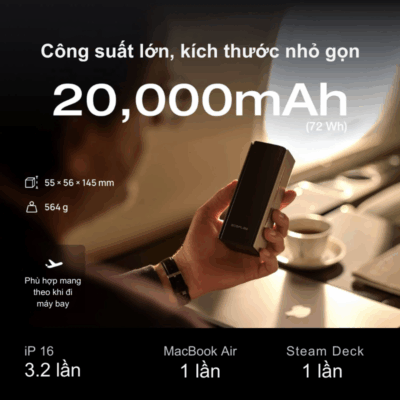 EcoFlow RAPID Pro (230W, Cáp Built-In 100W) - Trạm Sạc Di Động Tích Hợp Cáp, Sạc Nhanh, Đa Năng EcoFlow RAPID Pro (230W, Cáp Built-In 100W) - Trạm Sạc Di Động Tích Hợp Cáp, Sạc Nhanh, Đa Năng - <strong>EcoFlow RAPID Pro</strong> là trạm sạc di động mạnh mẽ và tiện lợi, với công suất 230W và cáp tích hợp 100W, loại bỏ hoàn toàn sự lộn xộn của dây cáp. Chiếc <strong>EcoFlow RAPID Pro</strong> này được thiết kế để cung cấp năng lượng nhanh chóng và hiệu quả cho laptop, điện thoại và các thiết bị điện tử khác. Với kích thước nhỏ gọn và độ bền cao, <strong>EcoFlow RAPID Pro</strong> là giải pháp lý tưởng cho những người thường xuyên di chuyển, đảm bảo bạn luôn có nguồn năng lượng dự phòng đáng tin cậy. Nâng cấp trải nghiệm sạc của bạn với <strong>EcoFlow RAPID Pro</strong> ngay hôm nay!