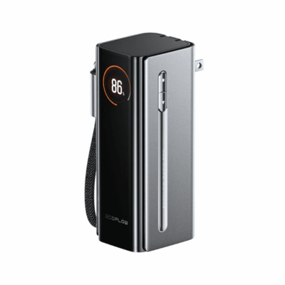 Pin Dự Phòng EcoFlow RAPID Pro 3in1 - Sạc Nhanh Đa Năng, Tích Hợp 3 Chức Năng Tiện Lợi (Cáp, Không Dây, Cổng)