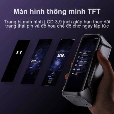 EcoFlow RAPID Pro X 300W - Trạm Sạc Di Động Mạnh Mẽ, Sạc Nhanh Đa Năng Cho Mọi Thiết Bị EcoFlow RAPID Pro X 300W - Trạm Sạc Di Động Mạnh Mẽ, Sạc Nhanh Đa Năng Cho Mọi Thiết Bị - <strong>EcoFlow RAPID Pro X 300W</strong> là trạm sạc di động mạnh mẽ, cung cấp nguồn năng lượng đáng tin cậy cho mọi nhu cầu của bạn. Với công suất đầu ra 300W, <strong>EcoFlow RAPID Pro X</strong> dễ dàng sạc cho laptop, máy ảnh, drone và nhiều thiết bị khác. Thiết kế nhỏ gọn, di động biến nó thành người bạn đồng hành lý tưởng cho cắm trại, dã ngoại hay các công việc ngoài trời. Trải nghiệm sự tiện lợi và hiệu suất vượt trội cùng <strong>EcoFlow RAPID Pro X</strong> ngay hôm nay. Đừng bỏ lỡ giải pháp năng lượng tối ưu này!