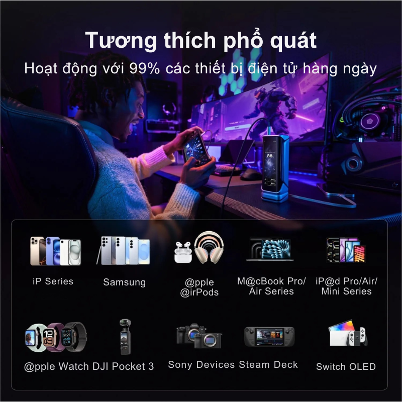 EcoFlow RAPID Pro X 300W - Trạm Sạc Di Động Mạnh Mẽ, Sạc Nhanh Đa Năng Cho Mọi Thiết Bị EcoFlow RAPID Pro X 300W - Trạm Sạc Di Động Mạnh Mẽ, Sạc Nhanh Đa Năng Cho Mọi Thiết Bị - Hình ảnh 3