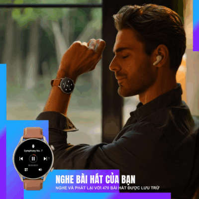 Đồng hồ thông minh Amazfit GTR 3 Pro - Đỉnh cao sang trọng, công nghệ vượt trội, trải nghiệm hoàn hảo Đồng hồ thông minh Amazfit GTR 3 Pro - Đỉnh cao sang trọng, công nghệ vượt trội, trải nghiệm hoàn hảo - Nâng tầm phong cách và sức khỏe với <strong>Amazfit GTR 3 Pro</strong>, chiếc đồng hồ thông minh cao cấp kết hợp thiết kế sang trọng với công nghệ tiên tiến. Màn hình AMOLED Ultra HD sắc nét, khung hợp kim nhôm cao cấp và núm xoay điều hướng cổ điển mang lại vẻ ngoài tinh tế. Với thời lượng pin lên đến 12 ngày, định vị GPS chính xác, theo dõi sức khỏe toàn diện (nhịp tim, SpO2, căng thẳng, giấc ngủ) và hơn 150 chế độ thể thao, <strong>Amazfit GTR 3 Pro</strong> là người bạn đồng hành lý tưởng, giúp bạn sống thông minh, năng động và đầy phong cách.
