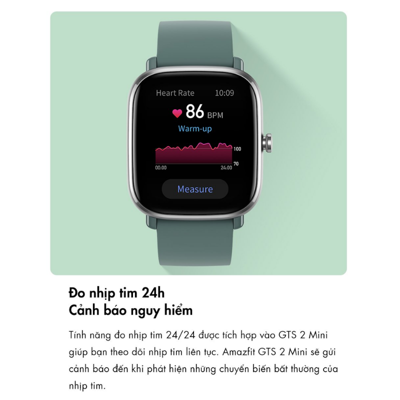 Đồng hồ thông minh Amazfit GTS 2 Mini (Phiên bản mới) - Thời trang thanh lịch, nhỏ gọn năng động, sức khỏe trong tầm tay Đồng hồ thông minh Amazfit GTS 2 Mini (Phiên bản mới) - Thời trang thanh lịch, nhỏ gọn năng động, sức khỏe trong tầm tay - Hình ảnh 7