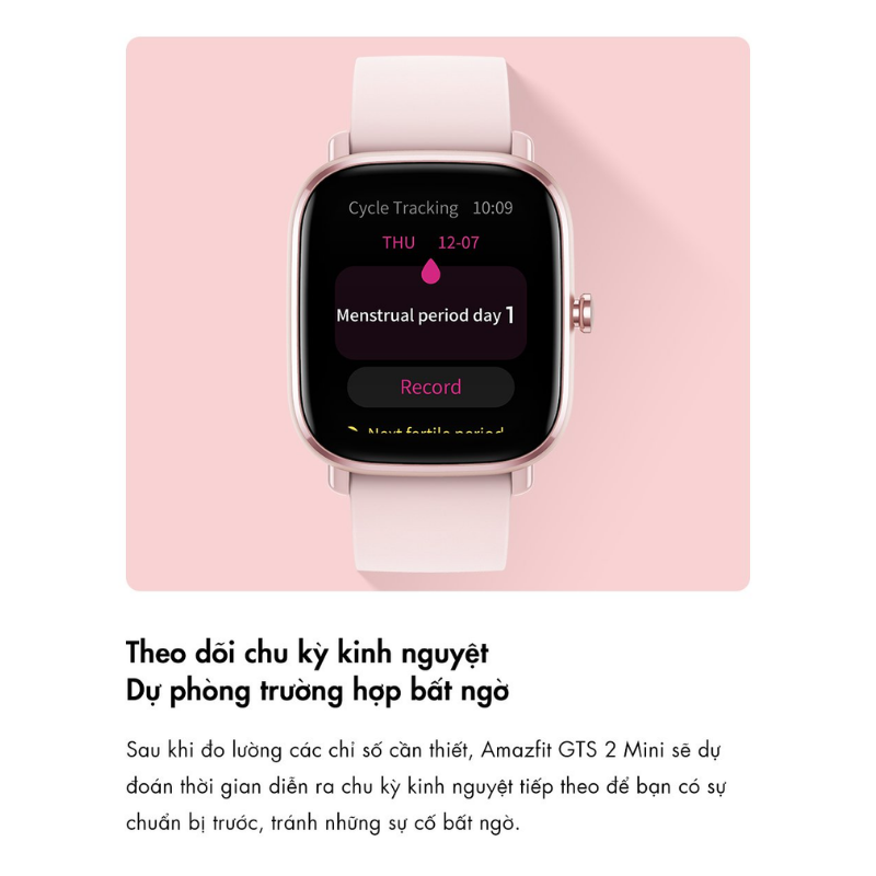 Đồng hồ thông minh Amazfit GTS 2 Mini (Phiên bản mới) - Thời trang thanh lịch, nhỏ gọn năng động, sức khỏe trong tầm tay Đồng hồ thông minh Amazfit GTS 2 Mini (Phiên bản mới) - Thời trang thanh lịch, nhỏ gọn năng động, sức khỏe trong tầm tay - Hình ảnh 9
