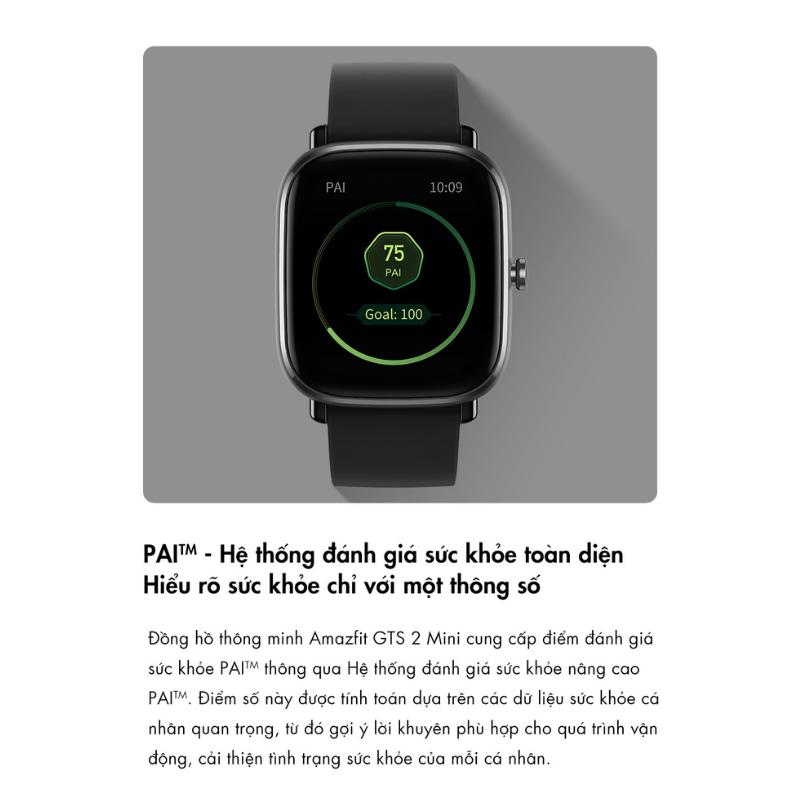 Đồng hồ thông minh Amazfit GTS 2 Mini (Phiên bản mới) - Thời trang thanh lịch, nhỏ gọn năng động, sức khỏe trong tầm tay Đồng hồ thông minh Amazfit GTS 2 Mini (Phiên bản mới) - Thời trang thanh lịch, nhỏ gọn năng động, sức khỏe trong tầm tay - Hình ảnh 10