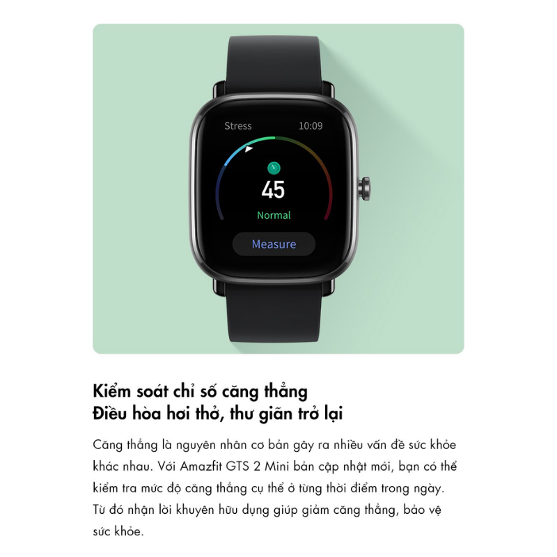 Đồng hồ thông minh Amazfit GTS 2 Mini (Phiên bản mới) - Thời trang thanh lịch, nhỏ gọn năng động, sức khỏe trong tầm tay Đồng hồ thông minh Amazfit GTS 2 Mini (Phiên bản mới) - Thời trang thanh lịch, nhỏ gọn năng động, sức khỏe trong tầm tay - Hình ảnh 11