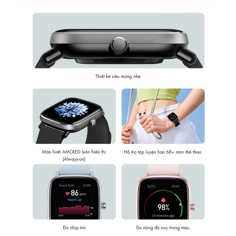 Đồng hồ thông minh Amazfit GTS 2 Mini (Phiên bản mới) - Thời trang thanh lịch, nhỏ gọn năng động, sức khỏe trong tầm tay Đồng hồ thông minh Amazfit GTS 2 Mini (Phiên bản mới) - Thời trang thanh lịch, nhỏ gọn năng động, sức khỏe trong tầm tay - Hình ảnh 3