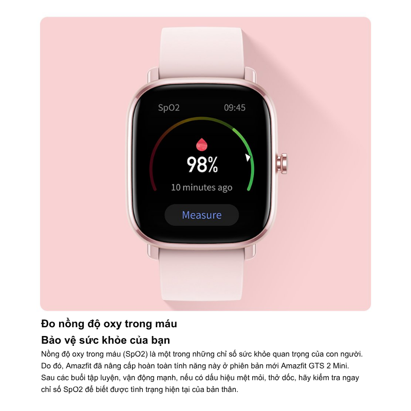 Đồng hồ thông minh Amazfit GTS 2 Mini (Phiên bản mới) - Thời trang thanh lịch, nhỏ gọn năng động, sức khỏe trong tầm tay Đồng hồ thông minh Amazfit GTS 2 Mini (Phiên bản mới) - Thời trang thanh lịch, nhỏ gọn năng động, sức khỏe trong tầm tay - Hình ảnh 6