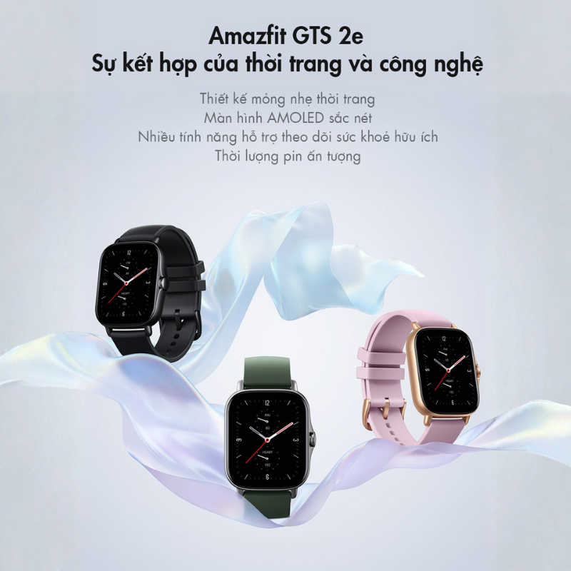 Đồng hồ thông minh Amazfit GTS 2e - Thanh lịch, tinh tế, theo dõi sức khỏe toàn diện cho cuộc sống năng động Đồng hồ thông minh Amazfit GTS 2e - Thanh lịch, tinh tế, theo dõi sức khỏe toàn diện cho cuộc sống năng động - Hình ảnh 3