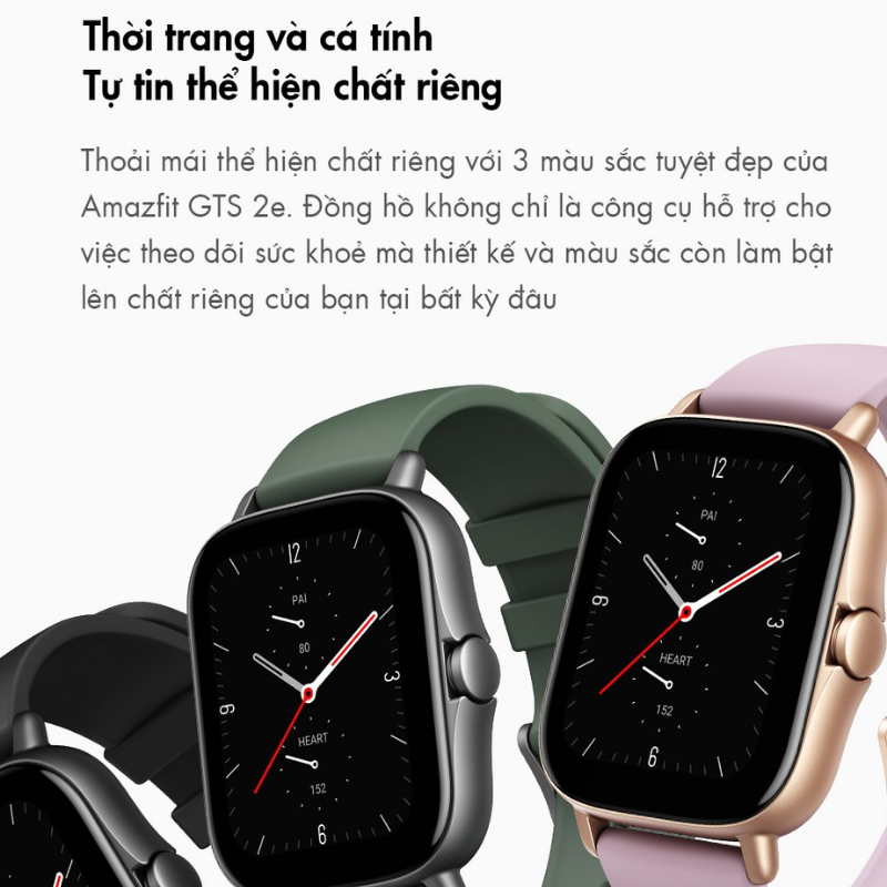 Đồng hồ thông minh Amazfit GTS 2e - Thanh lịch, tinh tế, theo dõi sức khỏe toàn diện cho cuộc sống năng động Đồng hồ thông minh Amazfit GTS 2e - Thanh lịch, tinh tế, theo dõi sức khỏe toàn diện cho cuộc sống năng động - Hình ảnh 5