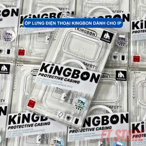 Ốp lưng KINGBON Magsafe Cao Cấp, Bảo Vệ Toàn Diện, Tương Thích Sạc Không Dây
