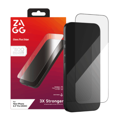 Kính cường lực tự dán ZAGG PLUS EDGE - Trong suốt