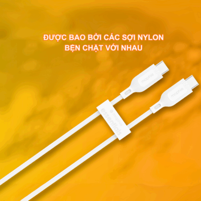 Cáp Sạc Mophie Cable Essentials C to C 60W - Trải nghiệm tốc độ sạc và truyền dữ liệu vượt trội với <strong>Mophie Cable Essentials</strong> C to C 60W! Được thiết kế để tương thích hoàn hảo với mọi thiết bị USB-C, sợi cáp bền bỉ này hỗ trợ sạc nhanh lên đến 60W, lý tưởng cho điện thoại, máy tính bảng và laptop. Chất liệu cao cấp đảm bảo độ bền tối đa và khả năng chống rối, chống đứt gãy hiệu quả. Hãy tin tưởng vào <strong>Mophie Cable Essentials</strong> để kết nối và cấp nguồn cho thiết bị của bạn một cách nhanh chóng và an toàn nhất. Nâng cấp trải nghiệm sạc của bạn với <strong>Mophie Cable Essentials</strong> ngay hôm nay!