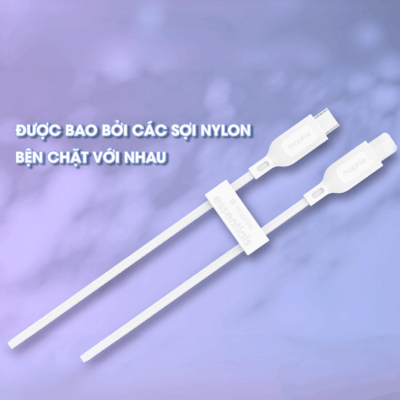Cáp Sạc Mophie Cable Essentials C to L 60W - Đừng bỏ lỡ tốc độ sạc nhanh cho thiết bị Apple của bạn! <strong>Mophie Cable Essentials</strong> C to L 60W là sợi cáp lý tưởng, hỗ trợ sạc Power Delivery (PD) lên đến 60W cho iPhone và iPad. Với chứng nhận MFi (Made for iPhone/iPad) đảm bảo an toàn và tương thích hoàn hảo. Cáp được chế tạo từ vật liệu cao cấp, chống rối, chống đứt gãy, mang lại độ bền vượt trội. Hãy tin tưởng vào <strong>Mophie Cable Essentials</strong> để nạp đầy năng lượng cho thiết bị Apple của bạn một cách nhanh chóng, an toàn và hiệu quả nhất. Nâng tầm trải nghiệm sạc với <strong>Mophie Cable Essentials</strong> ngay hôm nay!