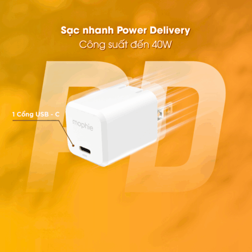 Củ Sạc Nhanh Mophie Essentials PD 1C 40W - Hình ảnh 5