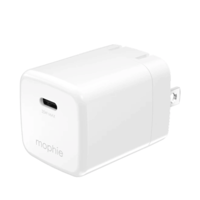 Củ Sạc Nhanh Mophie Essentials PD 35W 1C – Sạc Nhanh Đơn Cổng, Mạnh Mẽ, Siêu Gọn Nhẹ - Nâng tầm trải nghiệm sạc của bạn với củ sạc Mophie Essentials PD 35W 1C nhỏ gọn nhưng mạnh mẽ. Với công suất Power Delivery (PD) lên đến 35W, sản phẩm này đảm bảo thiết bị của bạn được sạc đầy pin nhanh chóng và an toàn. Tương thích rộng rãi với nhiều loại điện thoại thông minh, máy tính bảng và các thiết bị khác, Mophie Essentials PD 35W 1C là lựa chọn lý tưởng cho mọi nhu cầu sạc hàng ngày. Thiết kế 1 cổng Type-C tiện lợi cùng công nghệ sạc thông minh giúp bảo vệ pin thiết bị khỏi quá tải, mang lại sự an tâm tuyệt đối.