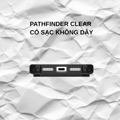 Ốp lưng UAG Pathfinder Clear hít từ tính - Chống sốc tối đa & Tương thích MagSafe - Bảo vệ điện thoại của bạn với sức mạnh vượt trội từ <strong>Ốp lưng UAG Pathfinder Clear</strong> hít từ tính. Được thiết kế để đáp ứng các tiêu chuẩn quân đội về chống sốc, sản phẩm này đảm bảo an toàn tuyệt đối cho thiết bị của bạn trước mọi va đập và rơi vỡ. Với thiết kế trong suốt, <strong>Ốp lưng UAG Pathfinder Clear</strong> giúp phô bày vẻ đẹp nguyên bản của điện thoại, đồng thời tích hợp khả năng hít từ tính, tương thích hoàn hảo với MagSafe. Đây là sự lựa chọn lý tưởng cho những ai tìm kiếm sự bền bỉ, tính năng tiện ích và phong cách độc đáo. Chọn <strong>Ốp lưng UAG Pathfinder Clear</strong> để bảo vệ đẳng cấp.