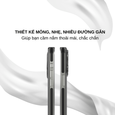 Ốp lưng Zagg Santa Cruz Snap - Trong suốt, bảo vệ chống sốc & Tương thích MagSafe - Nâng tầm bảo vệ điện thoại với <strong>Ốp lưng Zagg Santa Cruz Snap</strong> trong suốt. Sản phẩm này không chỉ phô bày vẻ đẹp nguyên bản của thiết bị mà còn cung cấp khả năng chống sốc vượt trội nhờ công nghệ D3O® Bio tiên tiến, bảo vệ điện thoại khỏi những cú rơi lên đến 4 mét. Đặc biệt, <strong>Ốp lưng Zagg Santa Cruz Snap</strong> tích hợp hoàn hảo công nghệ MagSafe, mang đến trải nghiệm sạc không dây và phụ kiện từ tính tiện lợi. Đây là sự kết hợp hoàn hảo giữa phong cách, an toàn và chức năng cho chiếc điện thoại của bạn. Chọn <strong>Ốp lưng Zagg Santa Cruz Snap</strong> để an tâm tối đa.