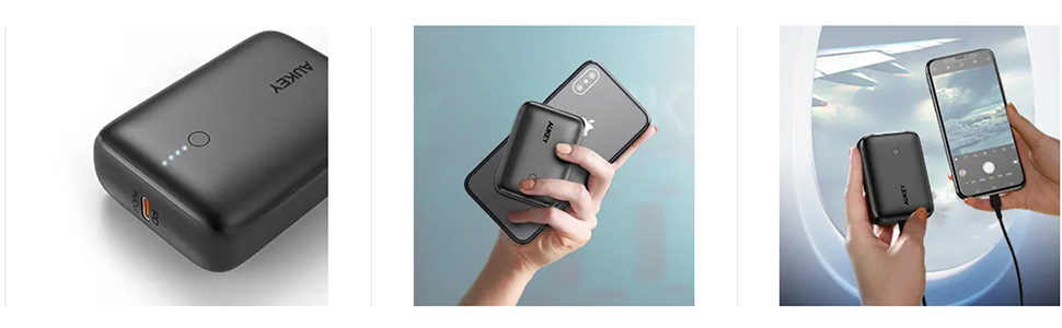 Aukey PB-N83S Pin dự phòng 10.000mAh Aukey PB-N83S Pin dự phòng 10.000mAh - <ul> <li>Model: PB-N83S</li> <li>Dung lượng: 10000mAh / 37Wh</li> <li>Công nghệ: Power Delivery 3.0, Quick Charge 3.0, SCP</li> <li>USB-C Input (PD3.0): DC 5V 2.4A / 9V 2A / 12V 1.5A</li> <li>USB-C Output (PD3.0): DC 5V 2.4A / 9V 2.22A / 12V 1.67A USB-A Output: (QC3.0) DC 5V 2.4A / 9V 2A / 12V 1.5A</li> <li>SCP: 4.5V 5A / 5V 4.5A</li> <li>Công suất nguồn ra: 22.5W</li> <li>Kích thước: 27.0 x 57.7 x 80.5mm</li> <li>Trọng lượng: 174g</li> <li>Bảo hành chính hãng 18 tháng</li> <li>Hộp sản phẩm gồm: Pin sạc AUKEY PB-N83S, cáp sạc USB-A to C, hướng dẫn sử dụng</li> </ul>