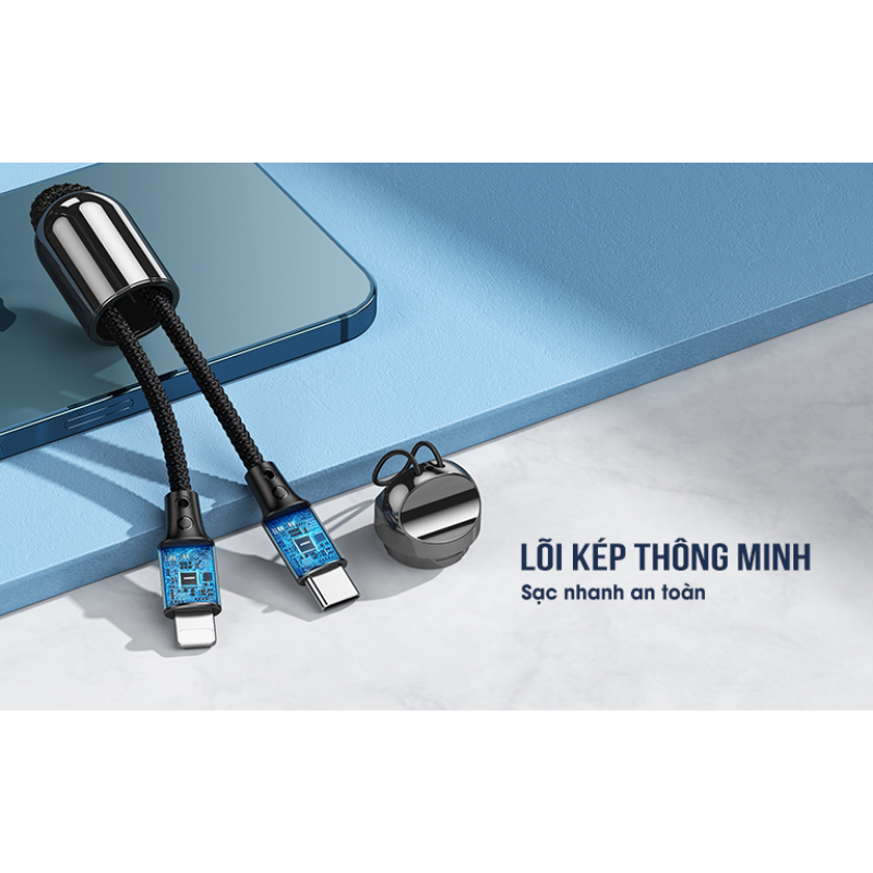 Cáp Sạc Nhanh Remax RC-140i Type-C to Lightning 20W Cáp Sạc Nhanh Remax RC-140i Type-C to Lightning 20W - Hình ảnh 5