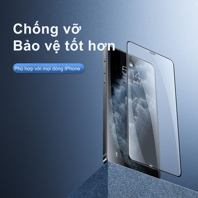 Kính Cường Lực Remax GL-27 Full Viền - Trong Suốt, Chống Vỡ, Chống Vân Tay Cao Cấp Kính Cường Lực Remax GL-27 Full Viền - Trong Suốt, Chống Vỡ, Chống Vân Tay Cao Cấp - Hình ảnh 3