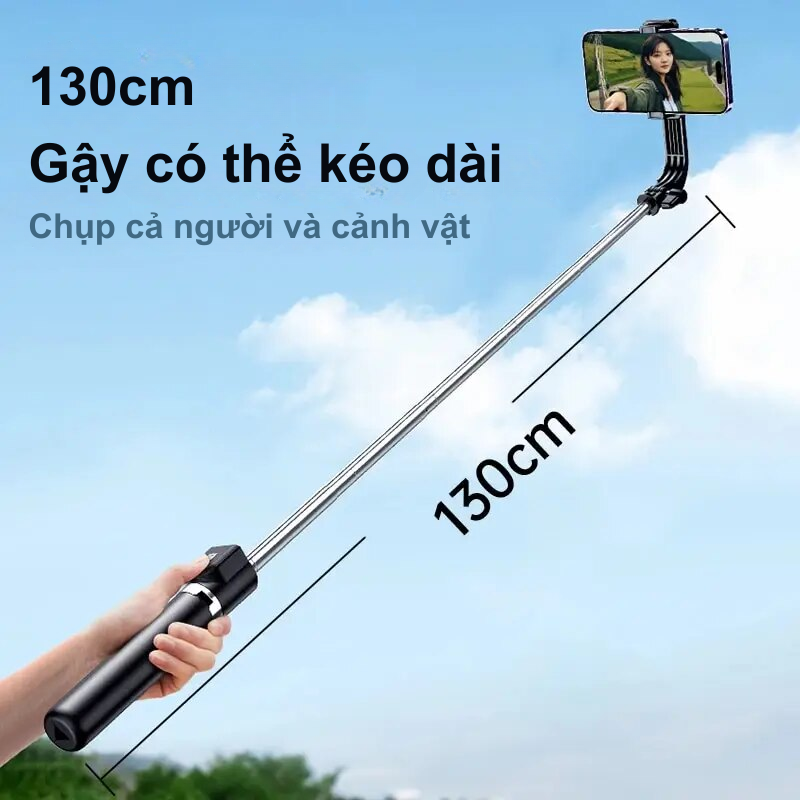 Gậy Chụp Ảnh Tripod Remax P17 - Xoay 360°, Dài 1.3M, Nhỏ Gọn Gậy Chụp Ảnh Tripod Remax P17 - Xoay 360°, Dài 1.3M, Nhỏ Gọn - Hình ảnh 2